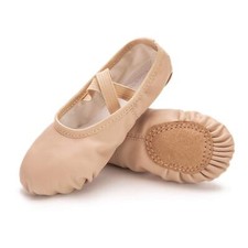 Ballet Shoes for Girls/Toddlers/Kids/Women Leather Yoga Shoes/Ballet Slippers...