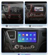 9'' Android Carplay Car Stereo Radio GPS Navi 4+64GB For 2013-2017 Honda CIVIC