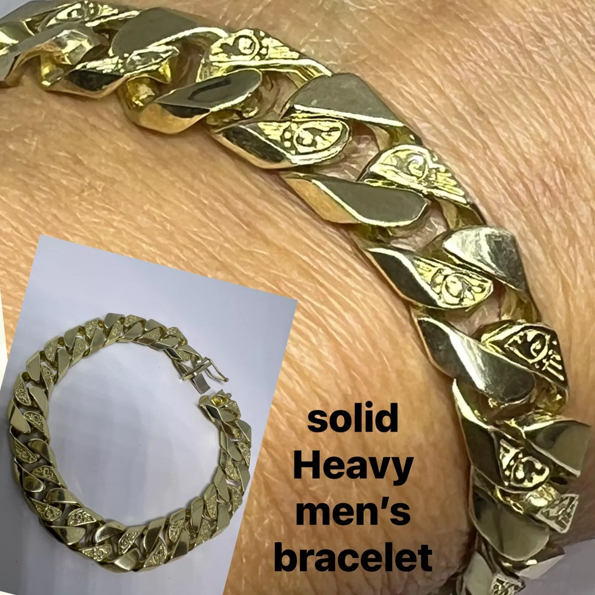10k solid gold bracelet online