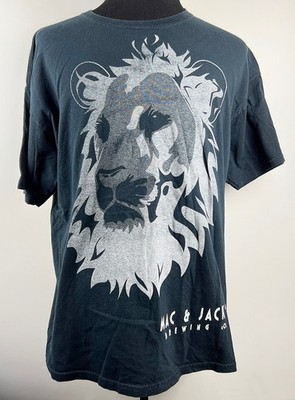 Mac & Jack's Brewing Co. Black Lion Logo S/S T-Shirt XL