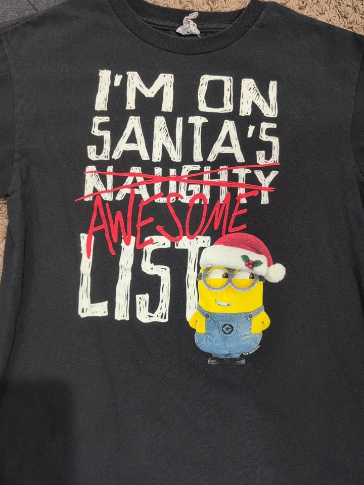 Boys Christmas Lot Buddy The Elf Darth Vader Minions Polar Express Elf LS Medium - Image 3 of 4