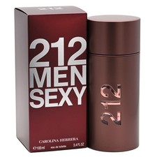 212 SEXY MEN by Carolina Herrera Cologne for Men EDT 3.3 / 3.4 oz New In Box