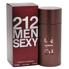 212 SEXY MEN by Carolina Herrera Cologne for Men EDT 3.3 / 3.4 oz New In Box