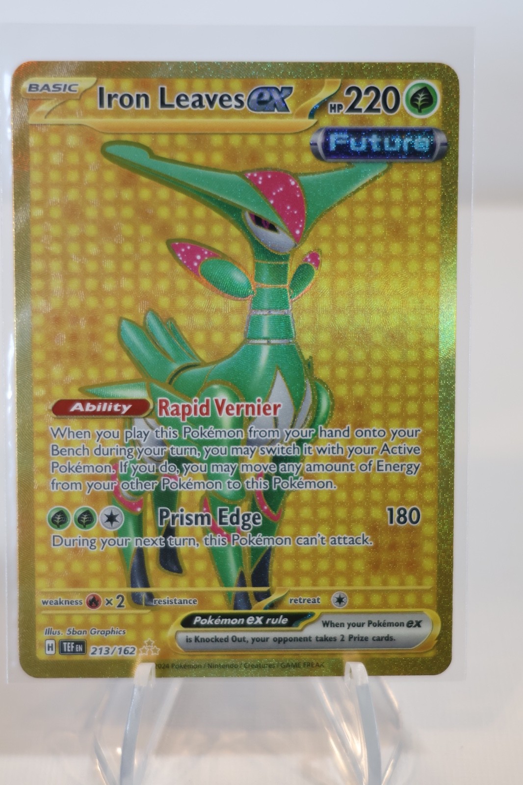 Iron Leaves ex 213/162 Hyper Rare Temporal Forces NEAR MINT
