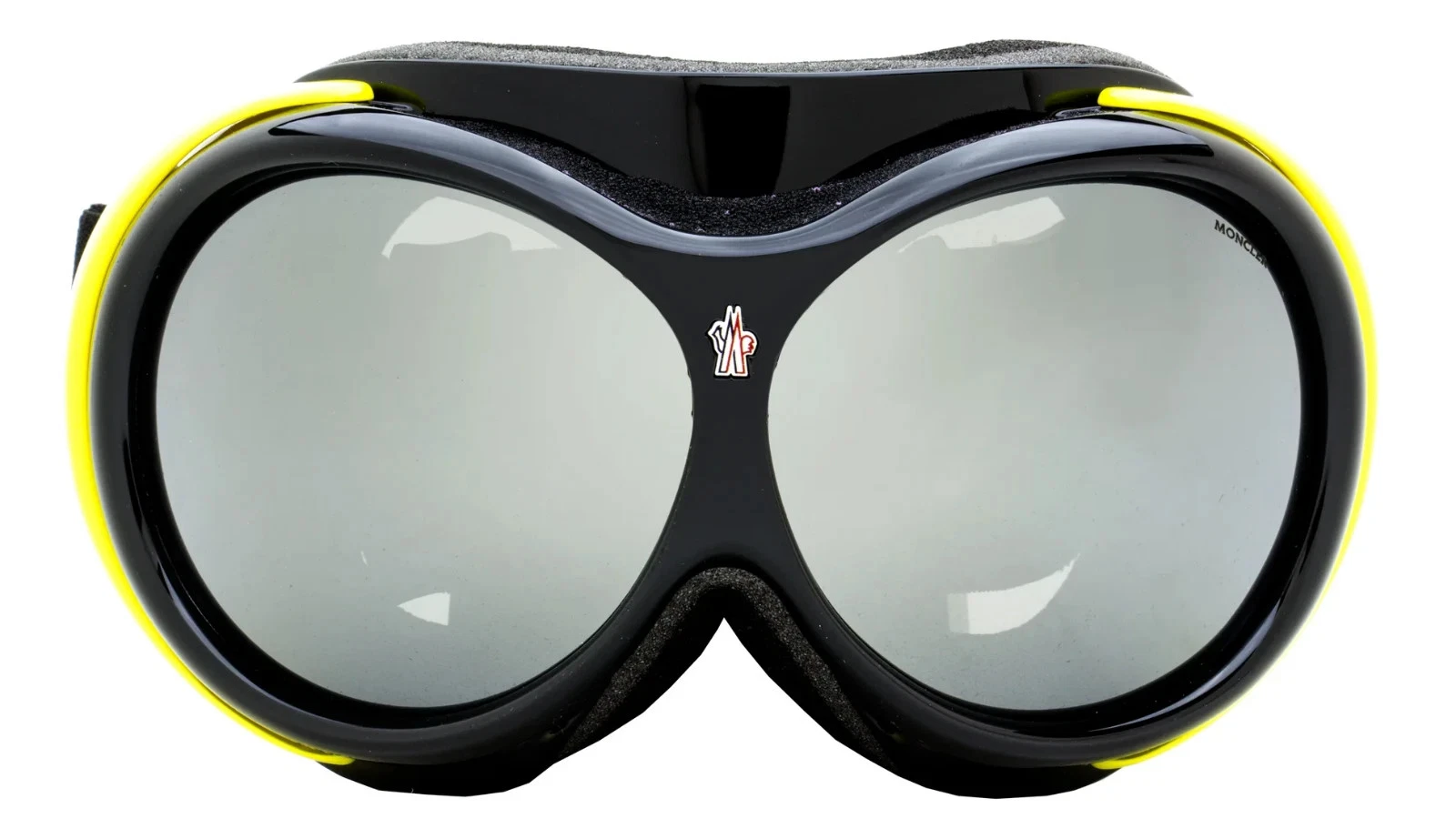 Moncler — Moncler Vaporice ML0130-A 39C Black/Yellow Ski/Snowboard Goggles Frame 89-2
