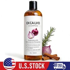 EXCALVO Shampoo With Rosemary Oil, Red Onion, Cinnamon, Prevent Hair Loss 200ml