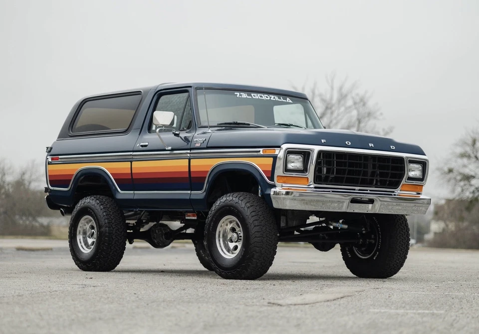 Ford Bronco 1978 ruedas libres 7,3 L Godzilla personalizado Foto 4 de 4