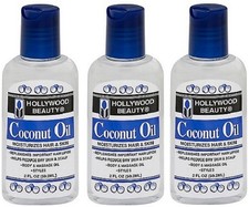Hollywood Beauty Coconut Oil 3 Pack