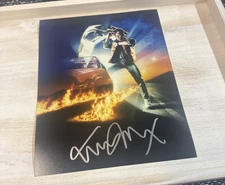 Michael J Fox  Signed Autographed "BACK TO THE FUTURE" Proof w/COA Hologram !