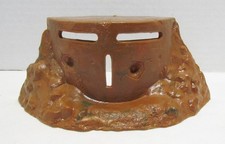 MARX PLAYSET VINTAGE BATTLEGROUND HARD PLASTIC PILL BOX BUNKER ACCESSORY PILLBOX