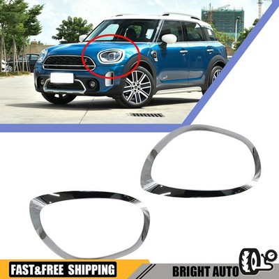 Headlight Bezel Set For 2017-2023 Mini Cooper Countryman Left and Right Side