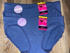 Maidenform 2-Pair Womens Bikini Underwear Nylon Blend Barely There  M/6