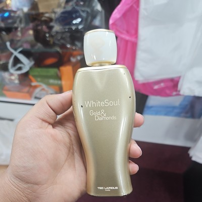White Soul Gold & Diamonds TED LAPIDUS Eau de Parfum Women Spray 3.3 oz. no box