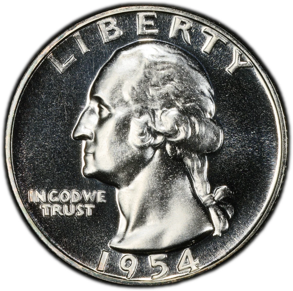 1954-P George Washington Silver Quarter Proof 25C PCGS PR67 / HARD TO FIND /UNC - Image 2 of 4