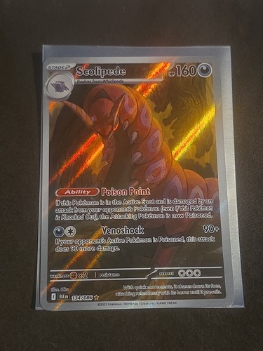 Pokemon Scolipede 134/086 Sv: Black Bolt Holo
