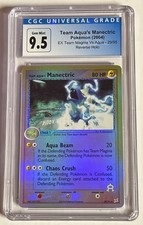 CGC 9.5 Gem Mint Team Aqua's Manectric 29/95 Team Magma vs Aqua Reverse Holo on eBay