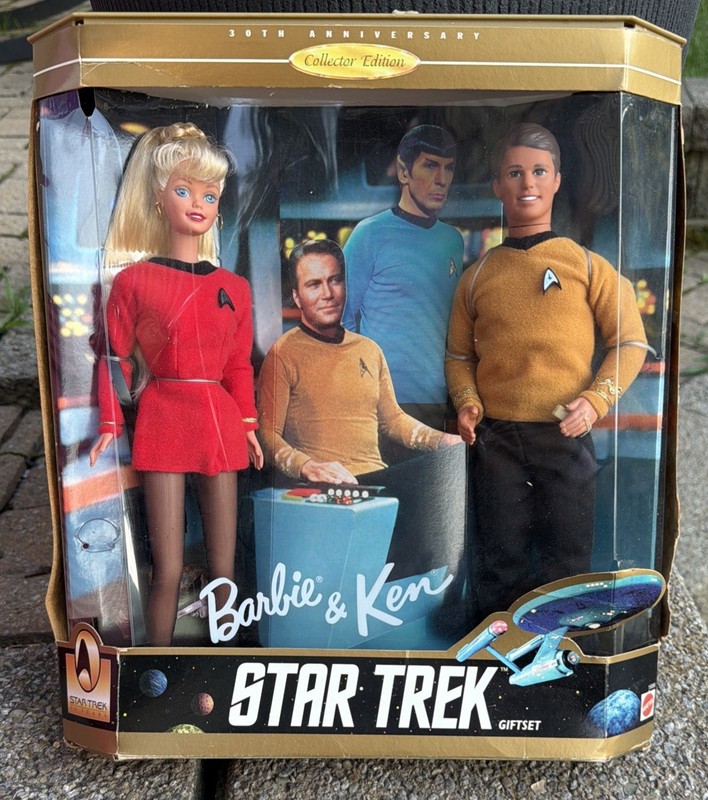 Mattel Barbie & Ken Star Trek 30th Anniversary Collector Edition Gift Set