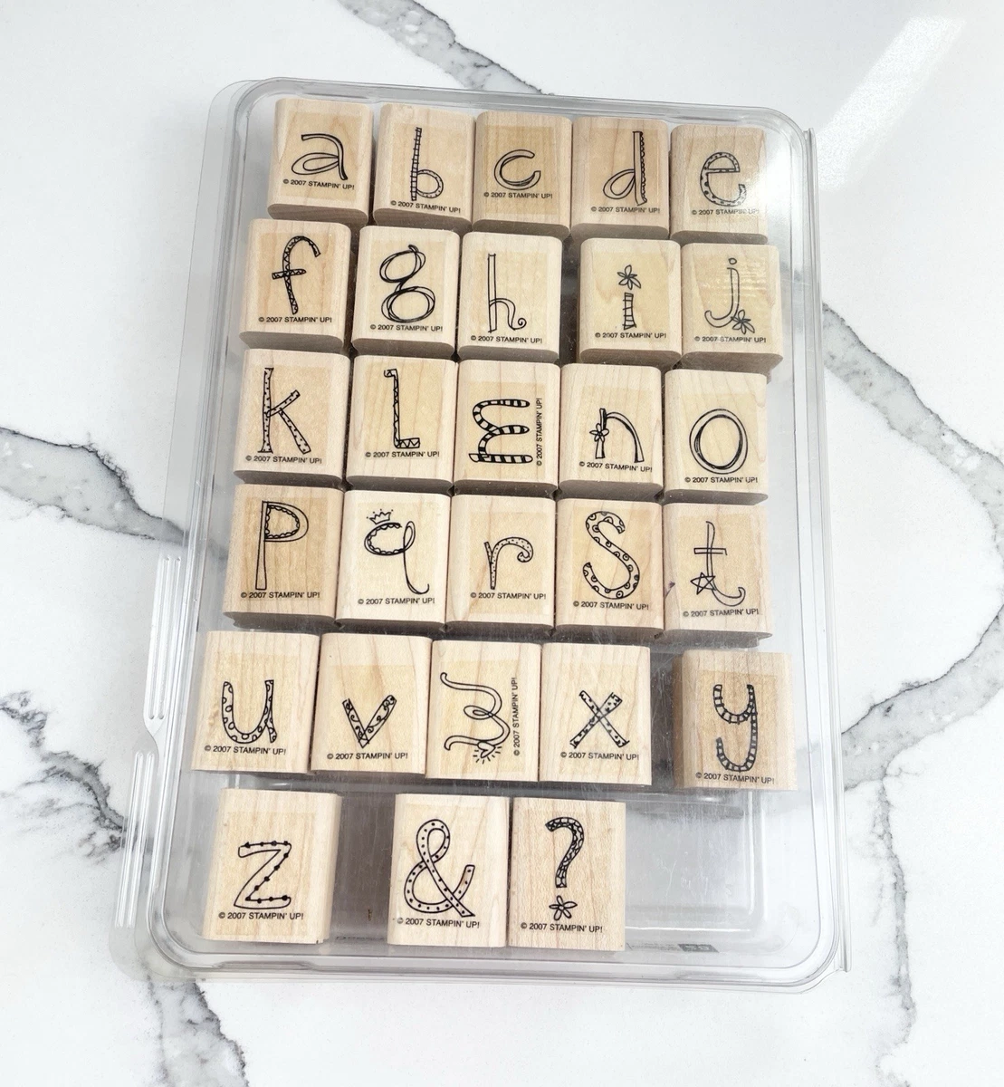 25+ Stampin' Up! Scrapbooking Numbers & Letters Rubber Stamps for