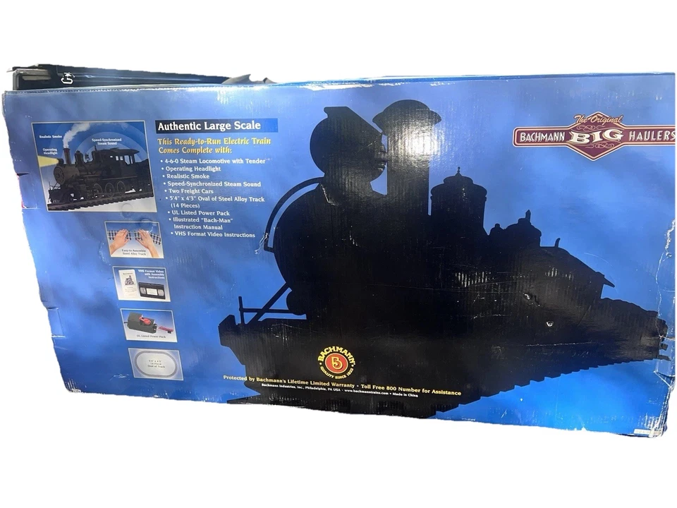 4-6-0 Bachmann Big Haulers Rocky Mountain Express ReadyTo-Run Set G Scale 90034 - Image 2 of 4