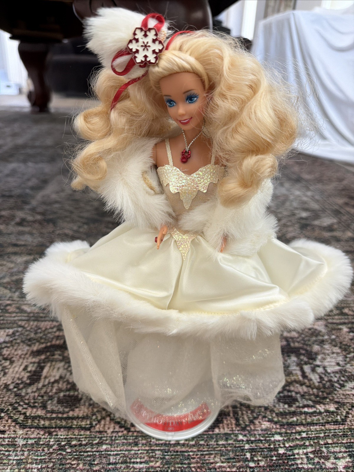 Vintage 1989 Happy Holidays Barbie Doll Special Edition Christmas