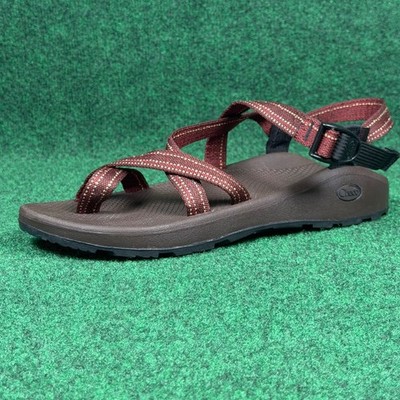 Chaco Z2 Classic Mens 13 Sandals Brown Burgundy Toe Loop Hike Sport Outdoor Shoe