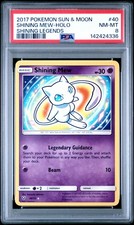 Pokémon TCG Shining Mew Holo Card Shining Legends Series 40/73 PSA 8