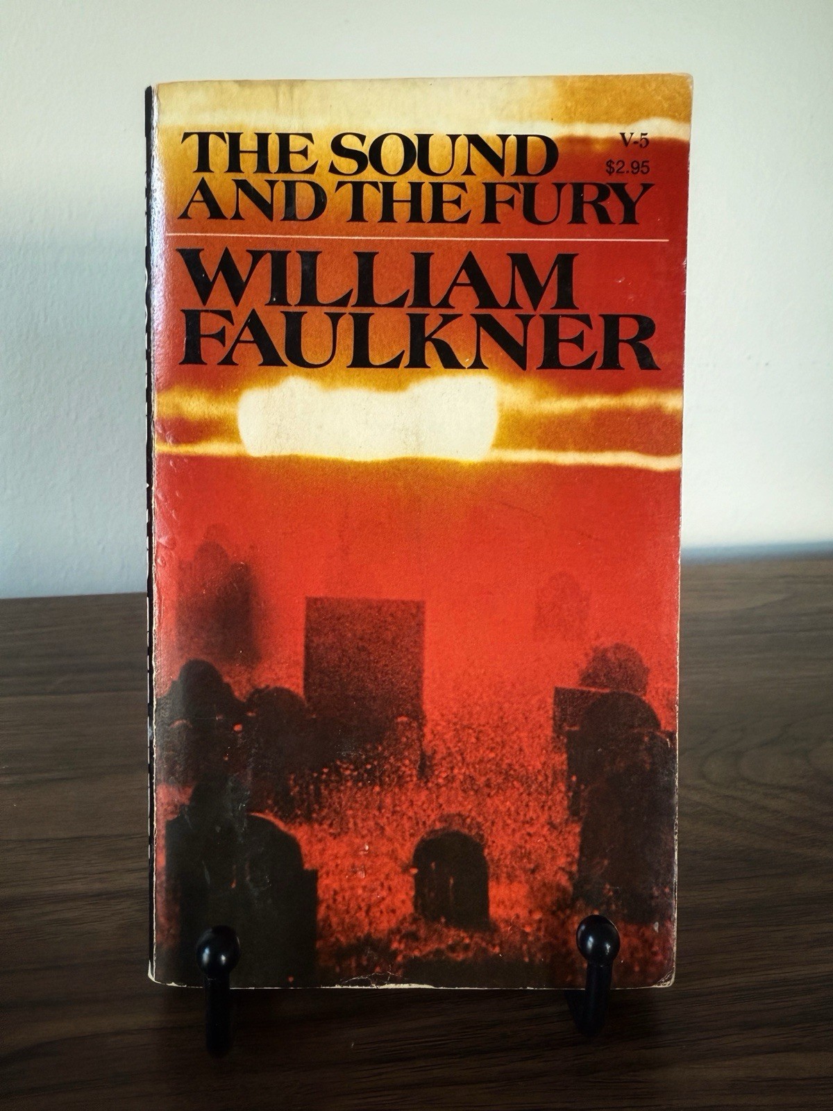 A Vintage 1962 Paperback Copy Of The Sound & The Fury By William Faulkner