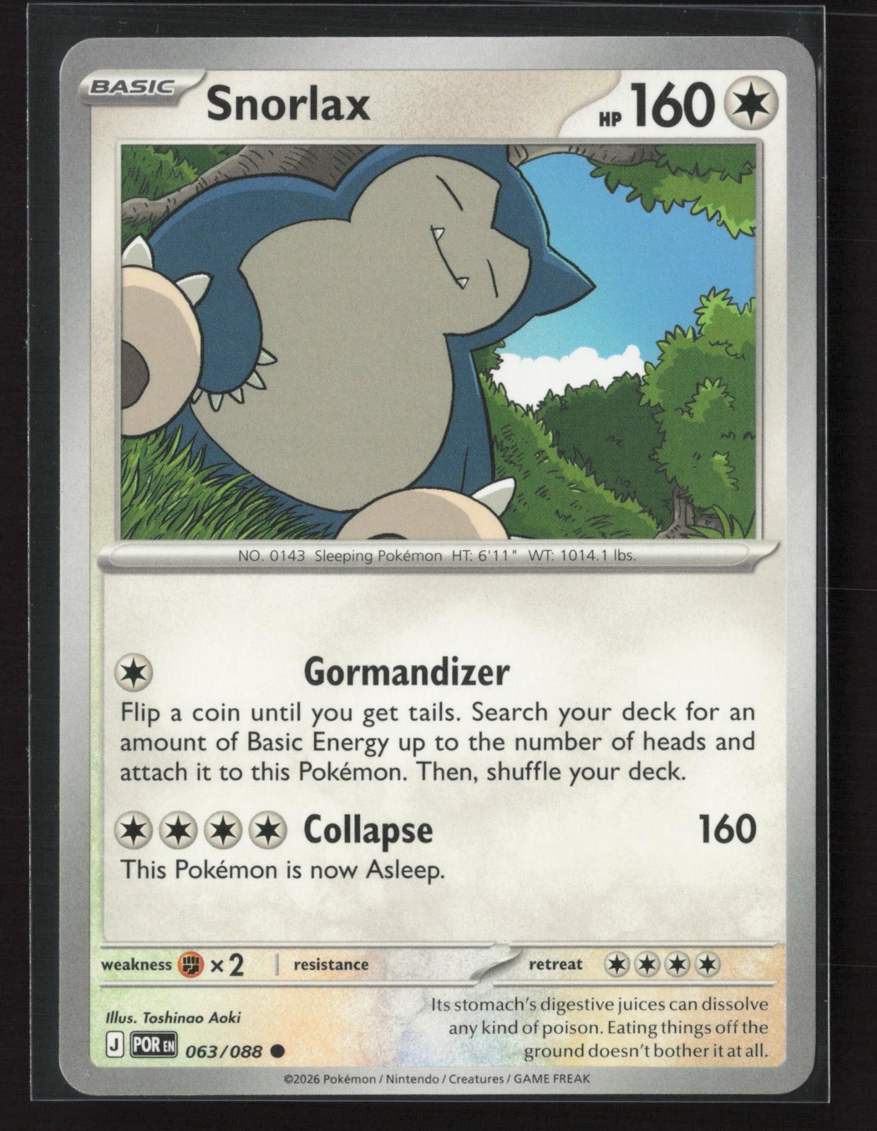 Snorlax 2026 Mega Evolution: Perfect Order #63/88 Base Price Guide - Sports  Card Investor