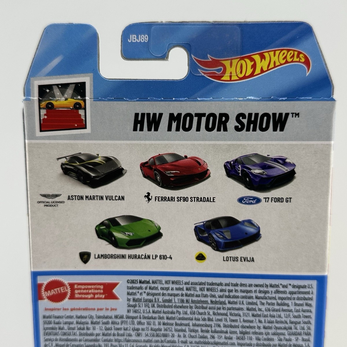 Hot Wheels 5-Pack Motor Show Lamborghini Huracán, Ferrari SF90