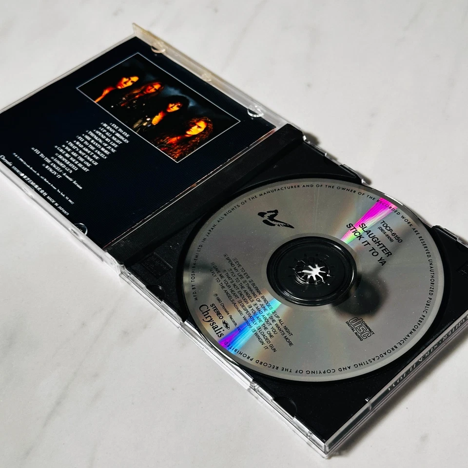 Slaughter - CD - Stick It To Ya - Up All Night - Rare Japan Import - 15 Tracks Foto 2 de 4