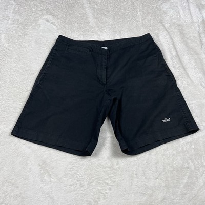 Vintage Nike Bermuda Shorts Women s Small Black Snap Golf Athleisure Outdoors