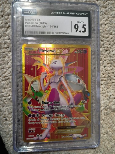 Mewtwo-EX graded CGC 9.5 for sale on eBay