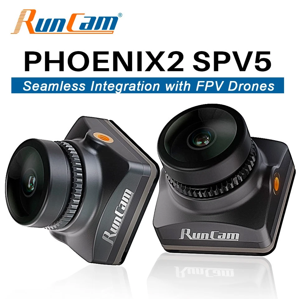 RunCam Phoenix 2 SPV5 FPV Camera 1200TVL 4:3/16:9 1/3" BSI CMOS Global For Drone - Image 3 of 4