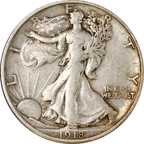 1918-S Walking Liberty Half