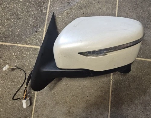 NISSAN JUKE MK1 F15 2014-19 PASSENGER SIDE ELECTRIC POWER FOLD WING MIRROR WHITE