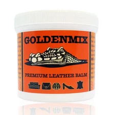 GOLDENMIX Beeswax Leather Care Balm - Protector, Conditioner, Polish, Cleaner...