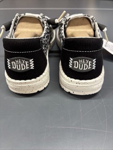 Hey Dude Womens Wendy Leopard Black Loafers. Size 8. NIB. 40735-097 - Picture 4 of 6