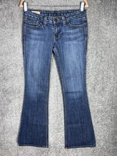 William Rast Belle Flare Jeans Womens Size 26 Blue Denim Pockets Made in USA