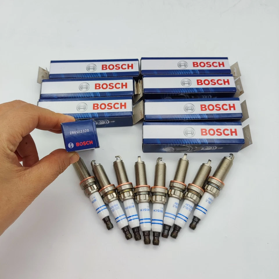 8 piezas bujías ZR6SII3320 A0041598103 para Mercedes Benz SL550 G63 GLE350 S550 Foto 2 de 4