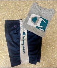 Champion Kids Set Of Tee And Short, Size 4