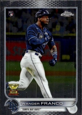 2022 Topps Chrome Wander Franco #35 Tampa Bay Rays 25O