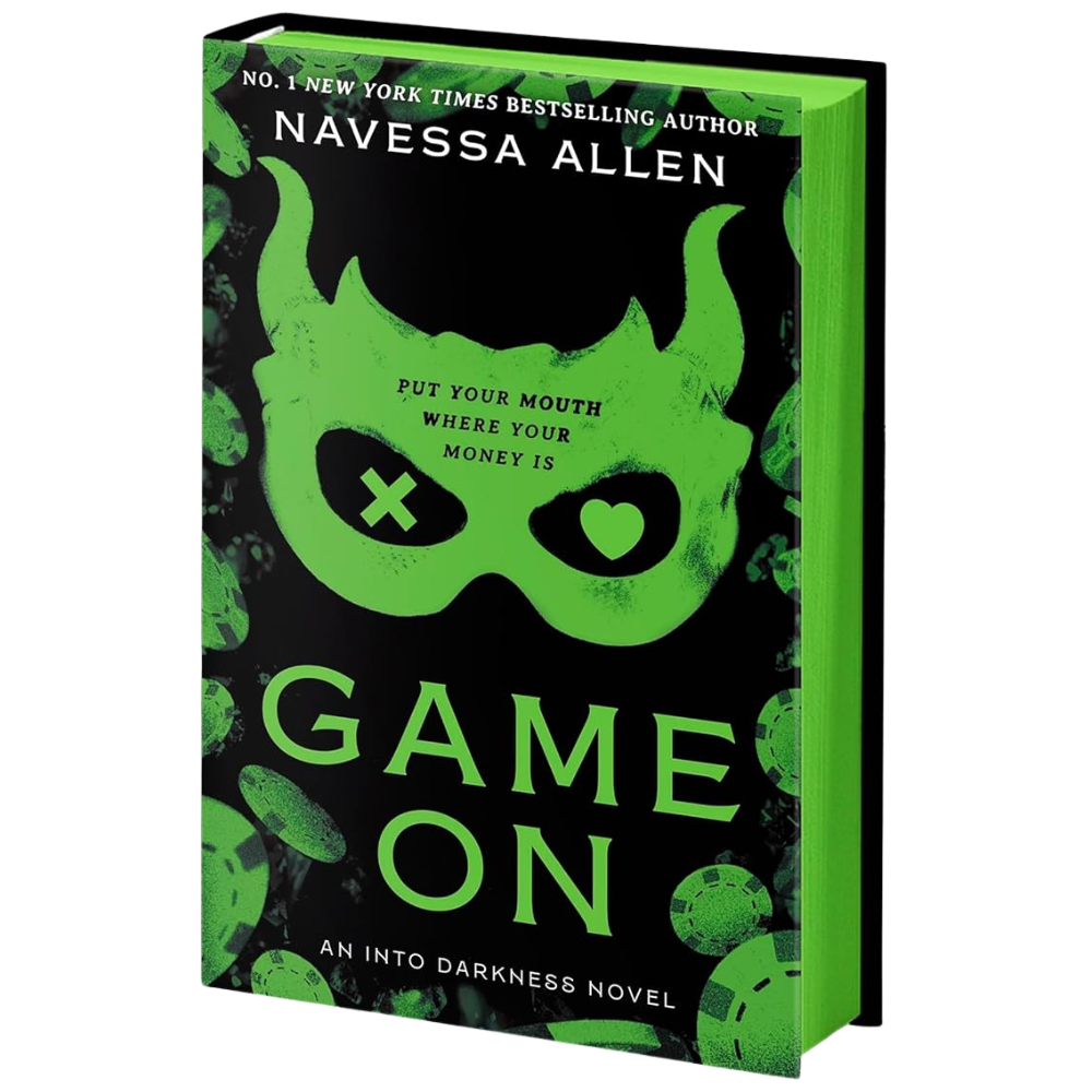 Game On by Navessa Allen Black Edition Digitally Signed Hardback Green Sprayed