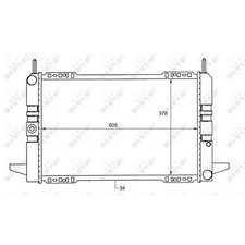 Radiateur Ford SCORPIO