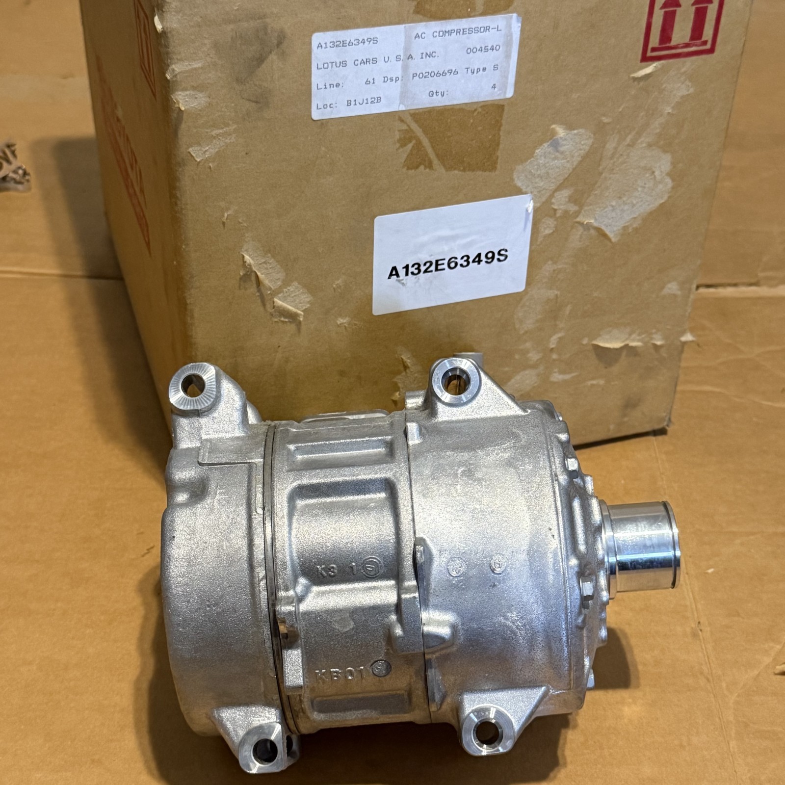 Genuine OEM Lotus Evora Exige A/C Air Conditioning Compressor a132e6349s
