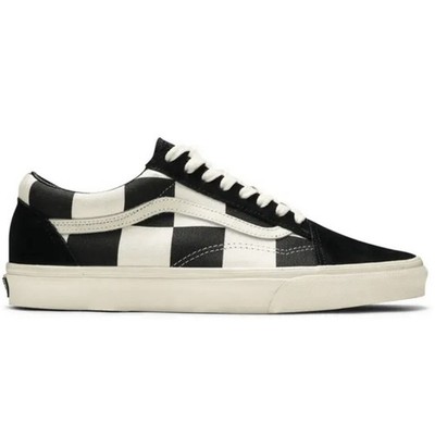 VANS Old Skool Oversize Checkerboard Canvas Black White M8.5 W10 (VN0A5AO95WS)