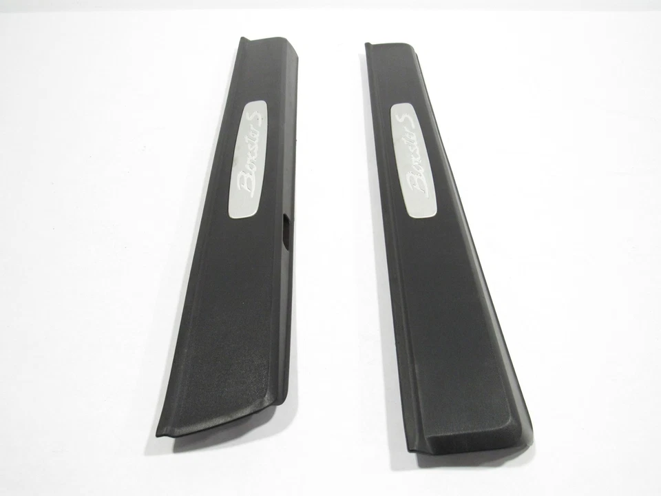 Juego de 2 placas de panel de moldura de cubierta de alféizar de puerta Porsche Boxster S 2014 13-16;A Foto 3 de 4