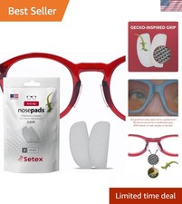 Gecko Grip 1mm Anti Slip Eyeglass Nose Pads - 5 Clear Pairs