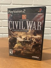 Civil War: A Nation Divided CASE ONLY NO GAME PlayStation 2 with Manual PS2