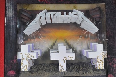 McFarlane Toys 3d Album Cover Metallica Master of Puppets for sale