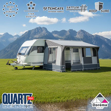 Dorema Quartz All Season Caravan Porch Awning | Breathable Acrylic | 28mm Frame